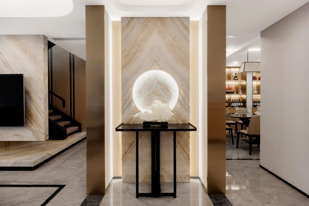 新中式风格室内家装案例效果图-玄关 新中式风格室内家装案例效果图-玄关