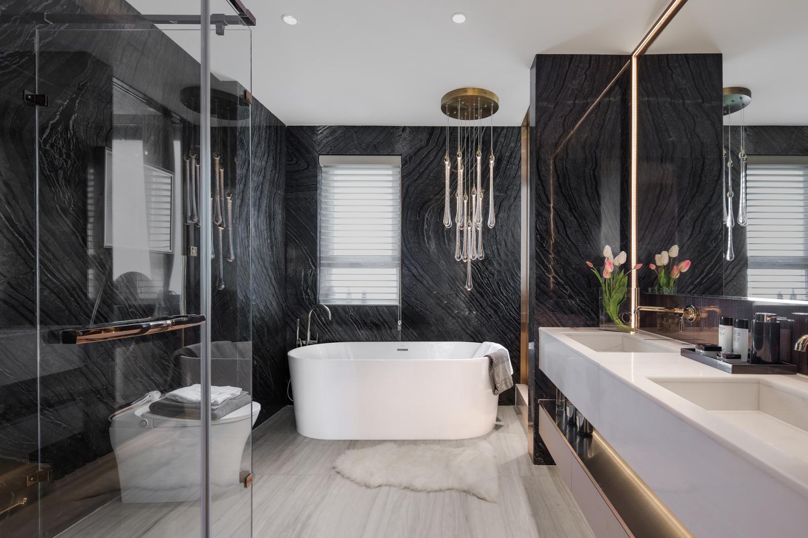 欧式轻奢风格室内设计家装案例-卫生间 欧式轻奢风格室内设计家装案例-卫生间