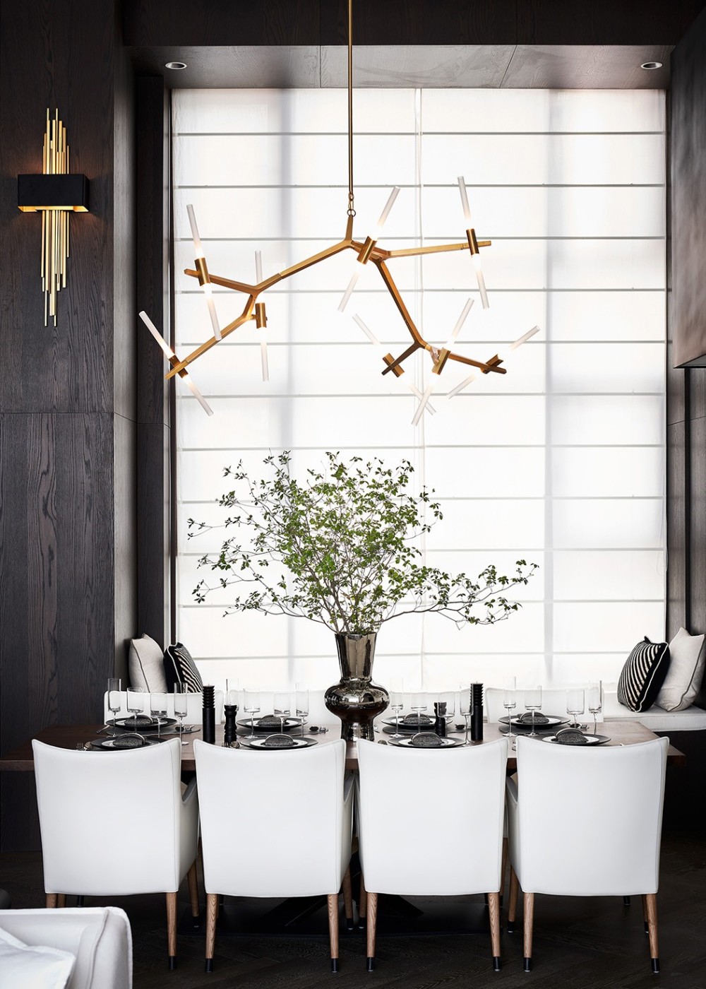 简欧轻奢风格室内家装案例效果图-餐厅 简欧轻奢风格室内家装案例效果图-餐厅