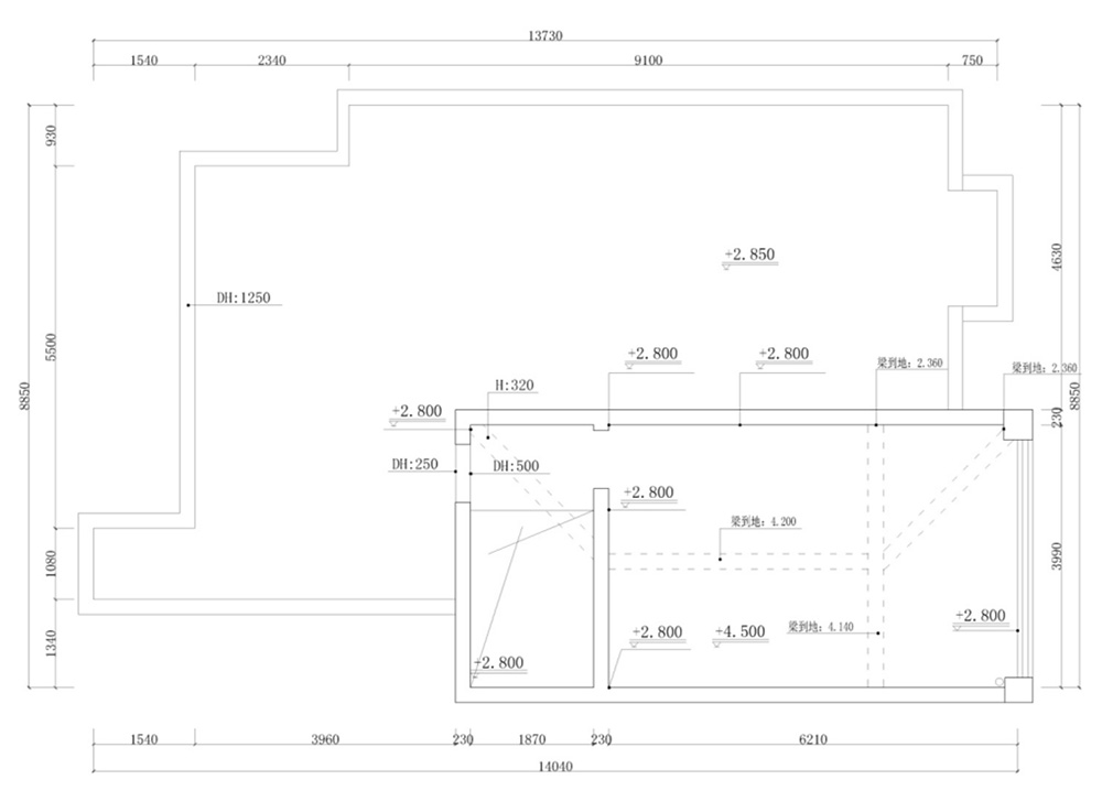 装修案例新中式风格别墅装修效果图-庭院平面图 装修案例新中式风格别墅装修效果图-庭院平面图