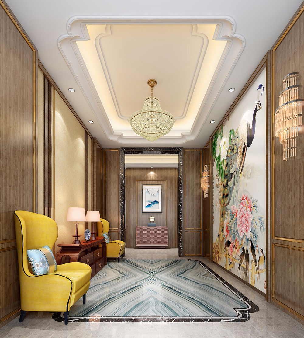 轻奢风格别墅装修设计效果图-碧桂花城别墅300平米-别墅休息区装修设计 轻奢风格别墅装修设计效果图-碧桂花城别墅300平米-别墅休息区装修设计